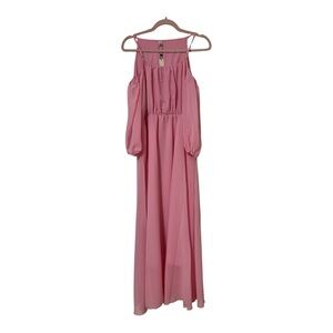 ❤️3/$15 NWT Afibi Pink Maxi Dress- Size Small
